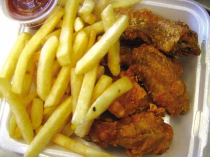 Appetizers:Wings and Fries