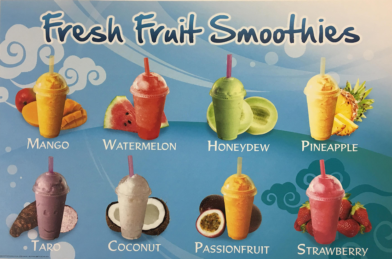 Fresh Fruit Smoothies